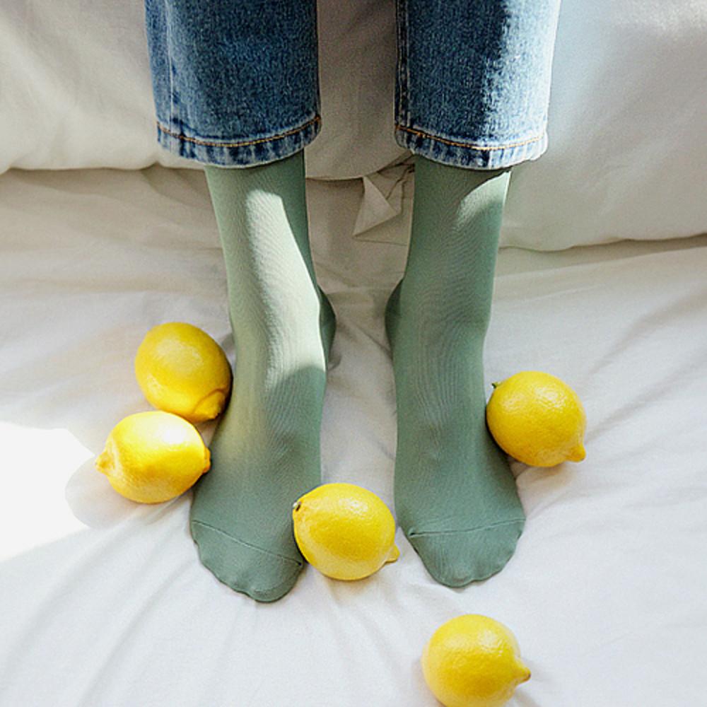 간절기 데일리 무지 컬러 여자 장목 긴 스타킹양말 15색상 no114