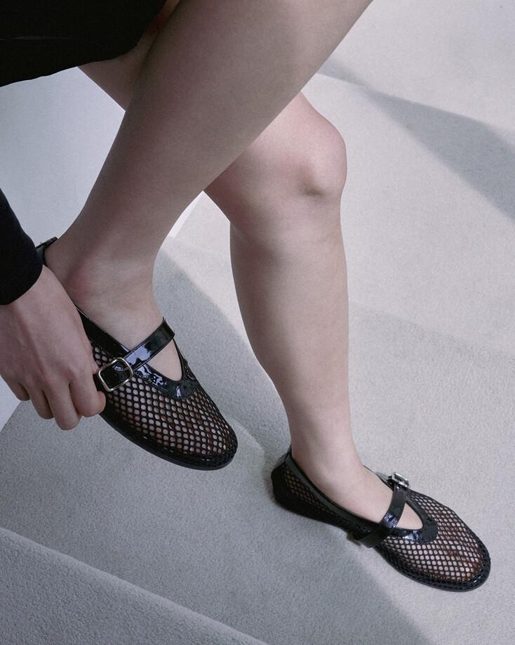 Bella Mary Jane Flat_Black