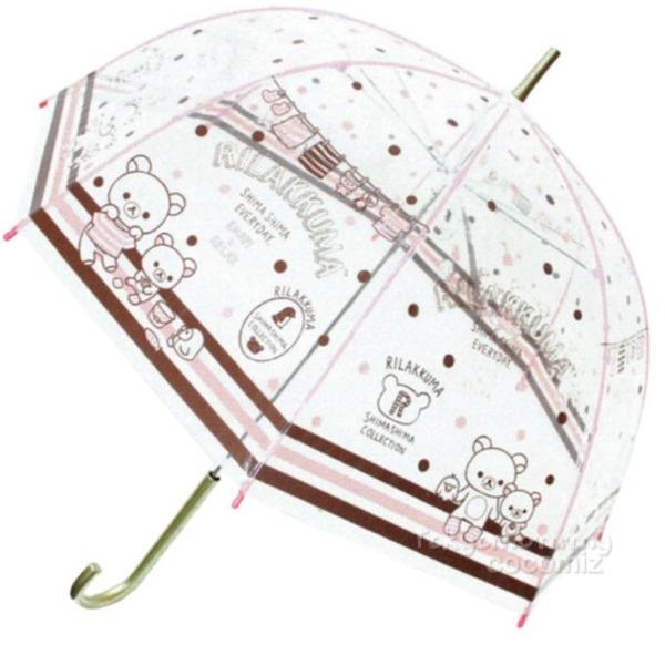(일본) 리락쿠마 비닐 돔 장우산