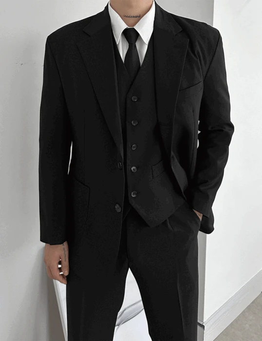 노블 3피스 수트 자켓