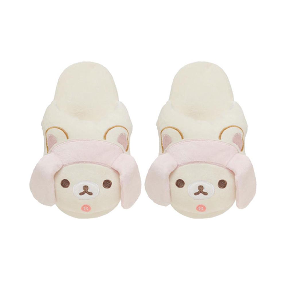 리락쿠마。퐁신퐁신 토끼 슬리퍼 산엑스