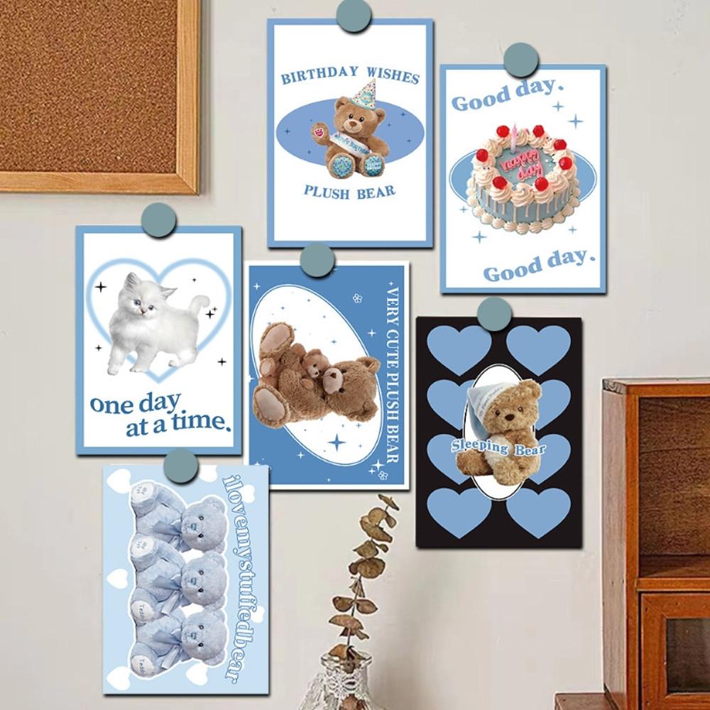 블루 감성 엽서 세트 벽면인테리어 방꾸미기 포스터