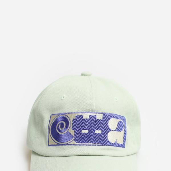 박스 로고 캡 모자 베이비 그린
