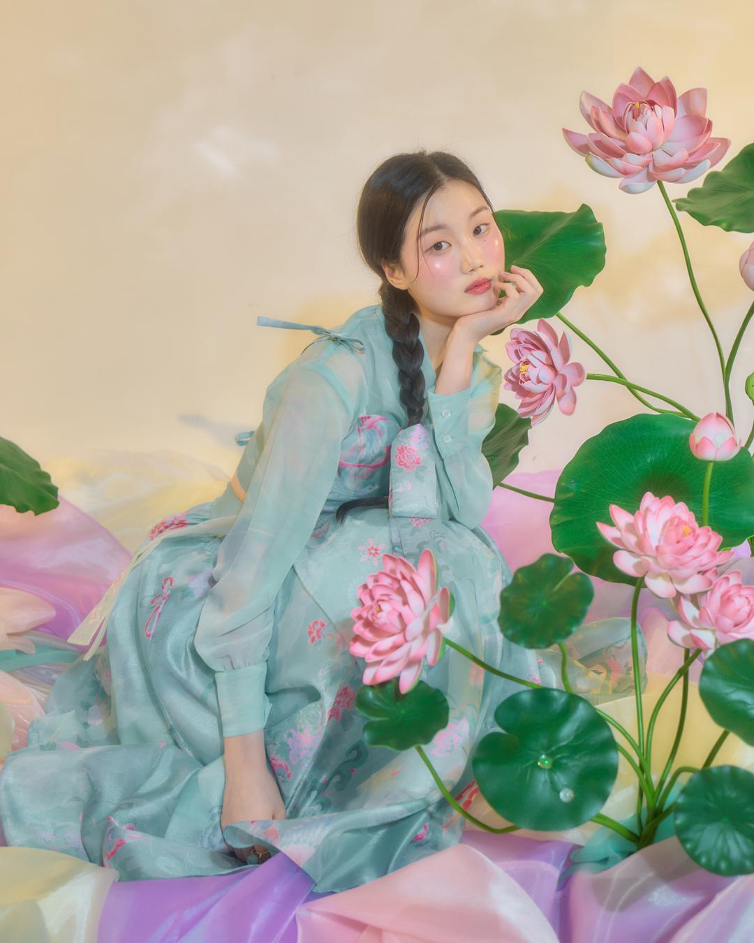 [SET] 극락정토 한복 옥색