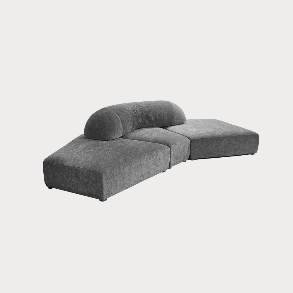 멜로 스톤 - 5인 패브릭 모듈 소파