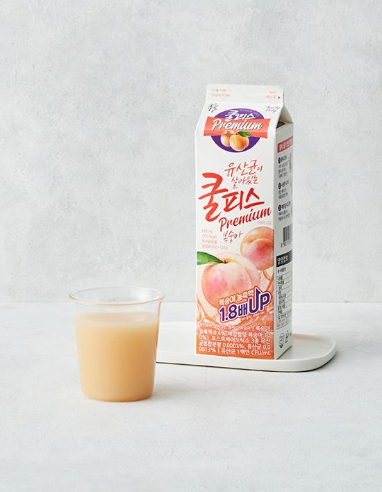 [쿨피스 x 마켓컬리] 쿨피스 프리미엄 복숭아맛