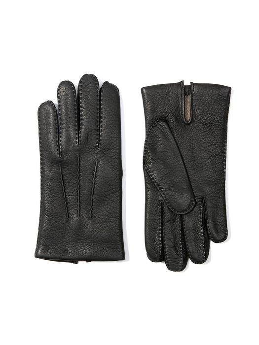 덴츠 캠브리지 사슴가죽 장갑 - 블랙
