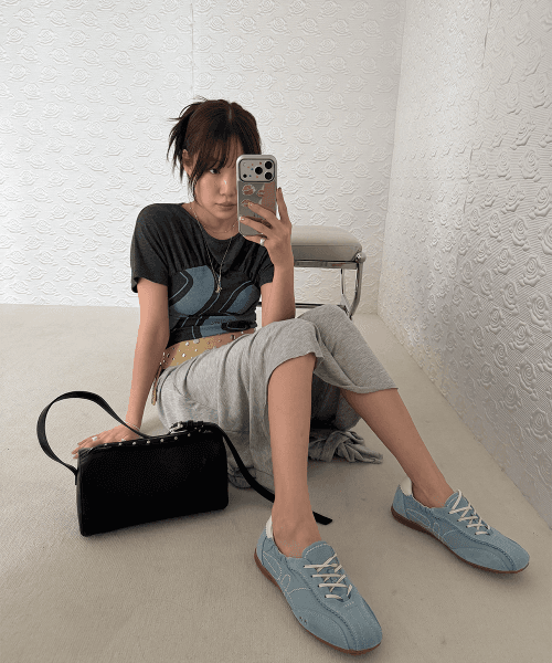 스키아 핑킹 셔링 스니커즈 6color