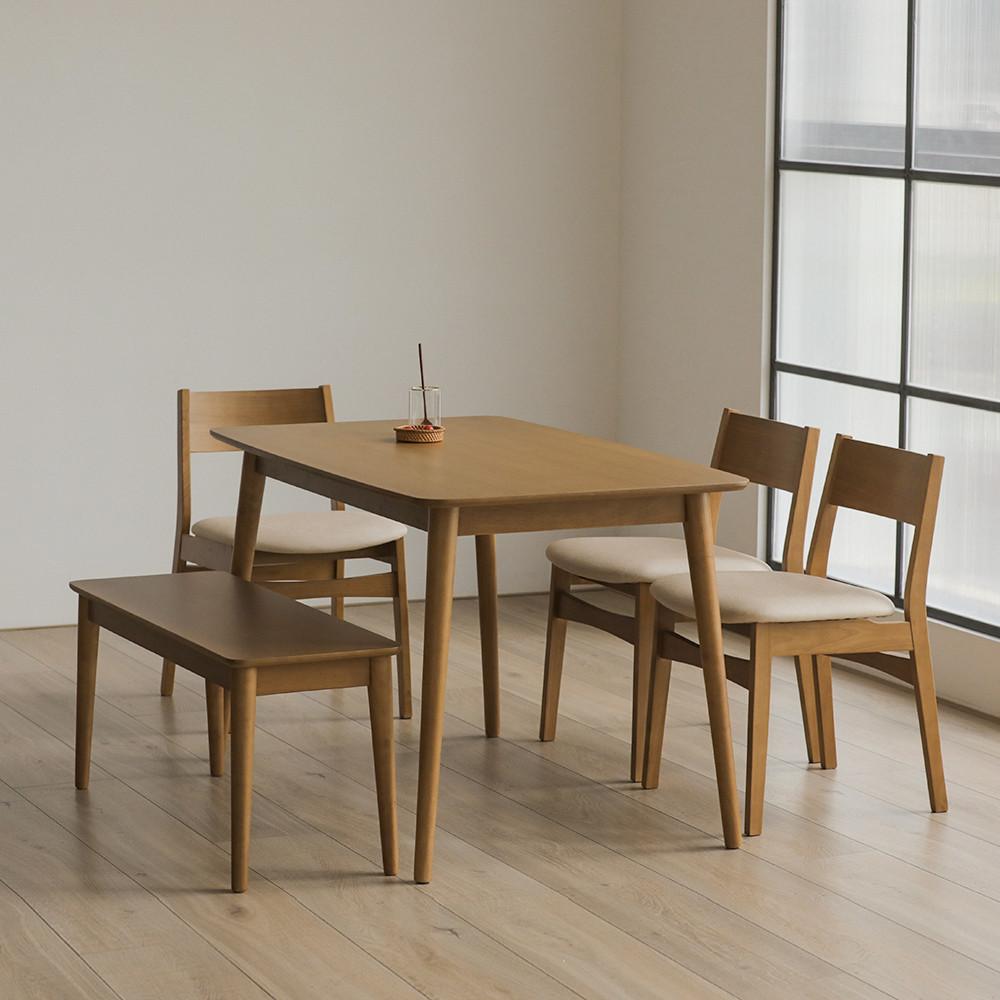 버터 원목 식탁세트 카페테이블 4인 6인용