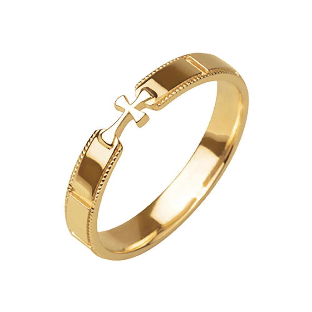 14K 고급스러운 묵주반지 프리에르 클래식 031