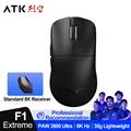 ATK BlazingSky F1 익스트림 무선 게이밍 마우스, 울트라 듀얼 모드, 8000Hz, 35g 경량, E-스포츠 FPS 마우스, PAW3950