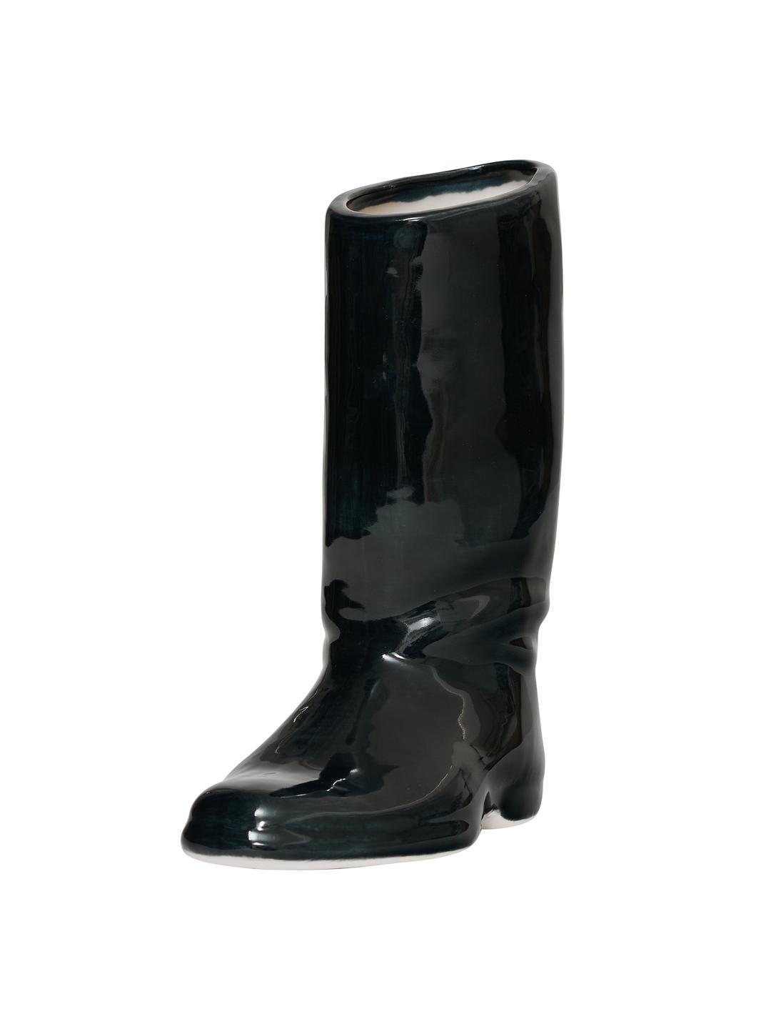 boots vase - black