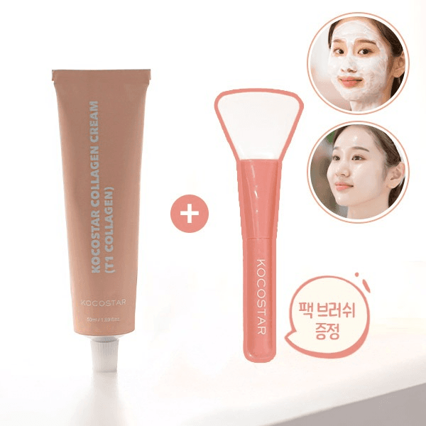 콜라겐 폭탄 크림팩 + 팩브러쉬 증정