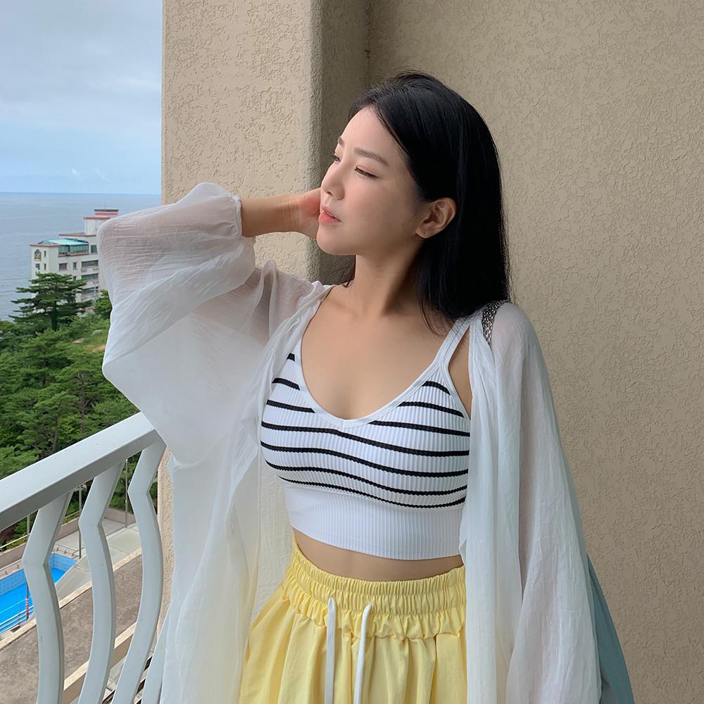 두줄 브라탑 캡 나시