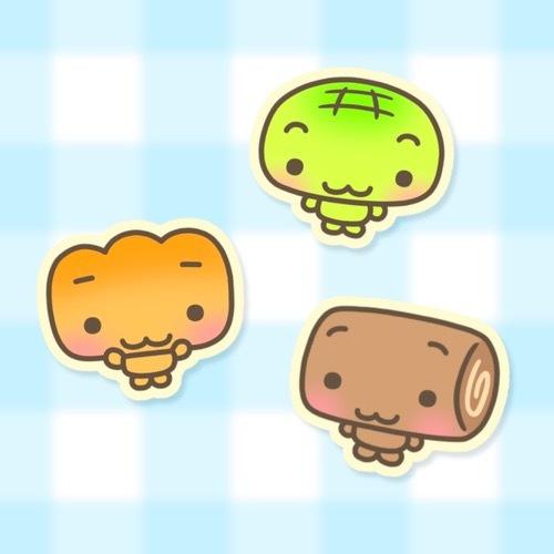 빵맨 글리터 조각 스티커(3종)