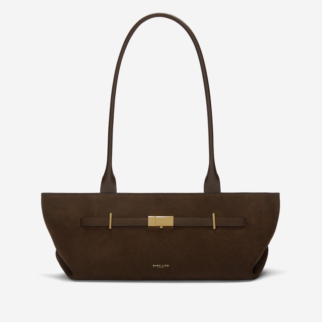 The New York Shoulder - One Size / mocha suede & mocha smooth