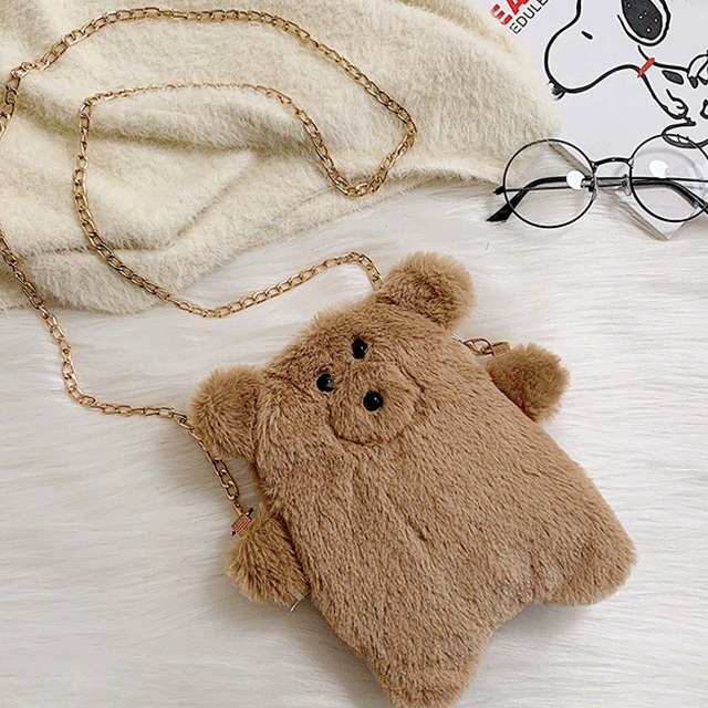 (NEW신상할인)온링포유 3color 미니 곰돌이 휴대폰 핸드폰 캐주얼 데일리 크로스백