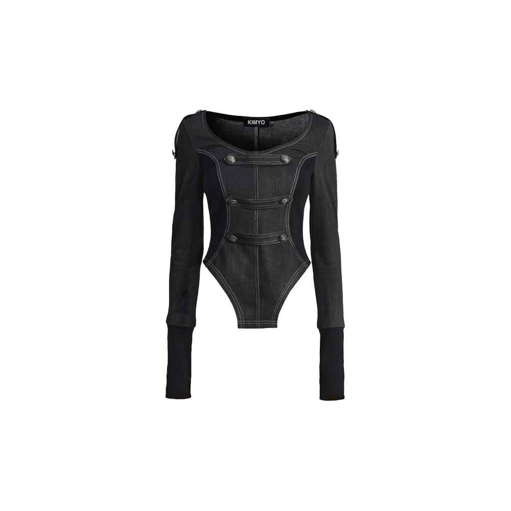 [KIMYO : 키묘] ARMOR BAR HIGH LEG CUT TOP