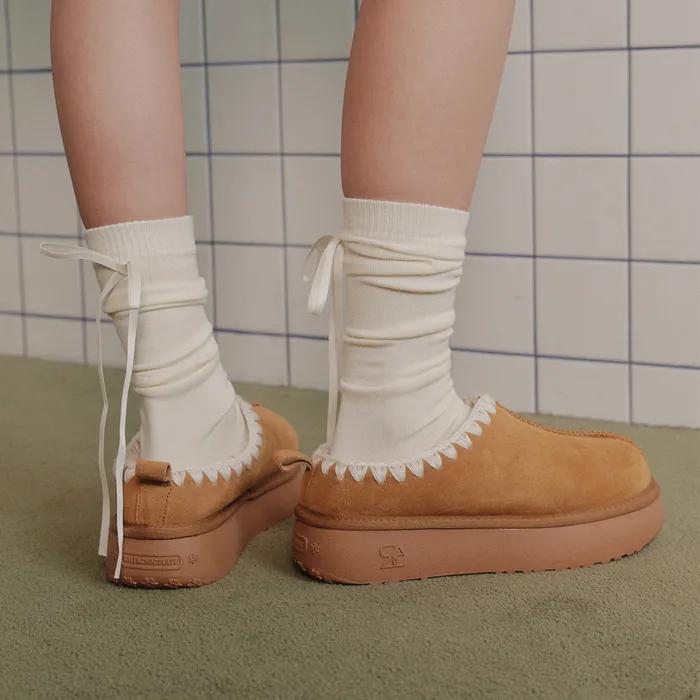 SAC 피넛 양털 슬리퍼 412443001 (5cm)