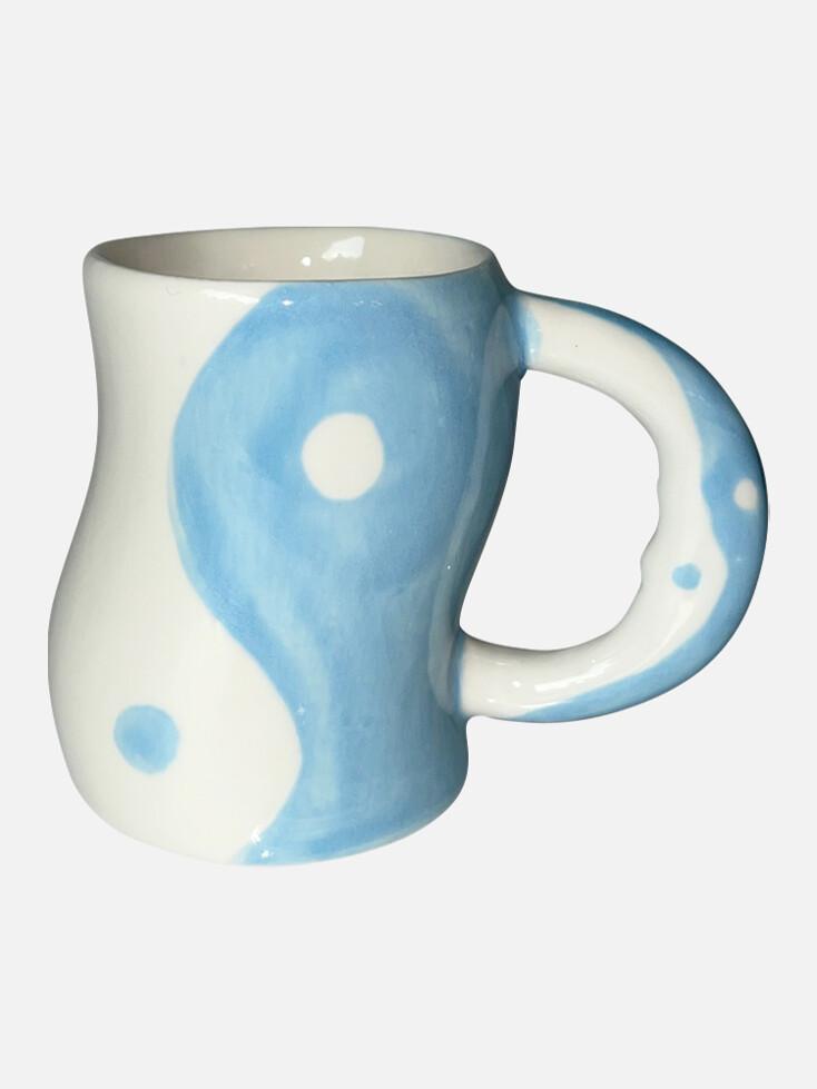 WAVY MOON CUP (BLUE YINYANG)
