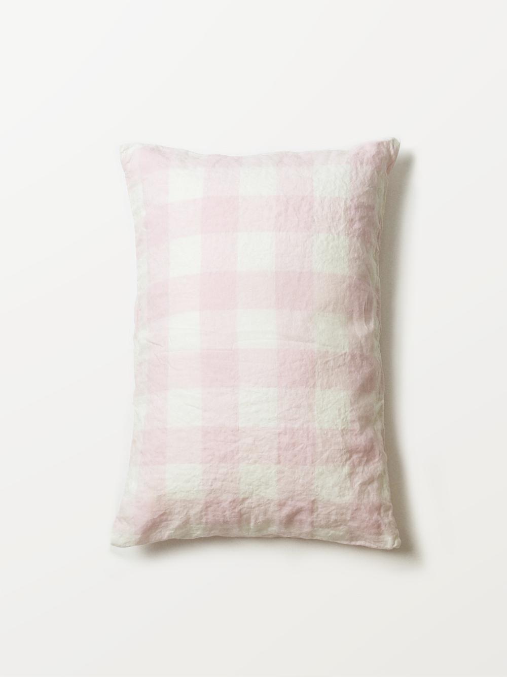 French linen pillowcase (Pink salt)