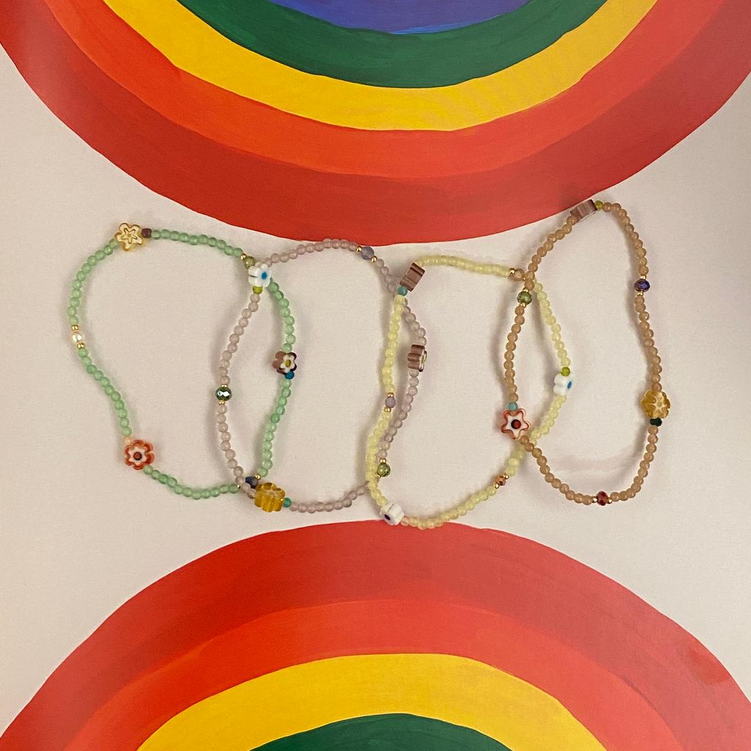 Colorful Flower Bracelet