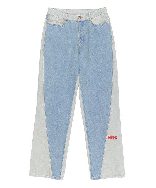 Reverse Block Denim Pants Light Denim/reverse