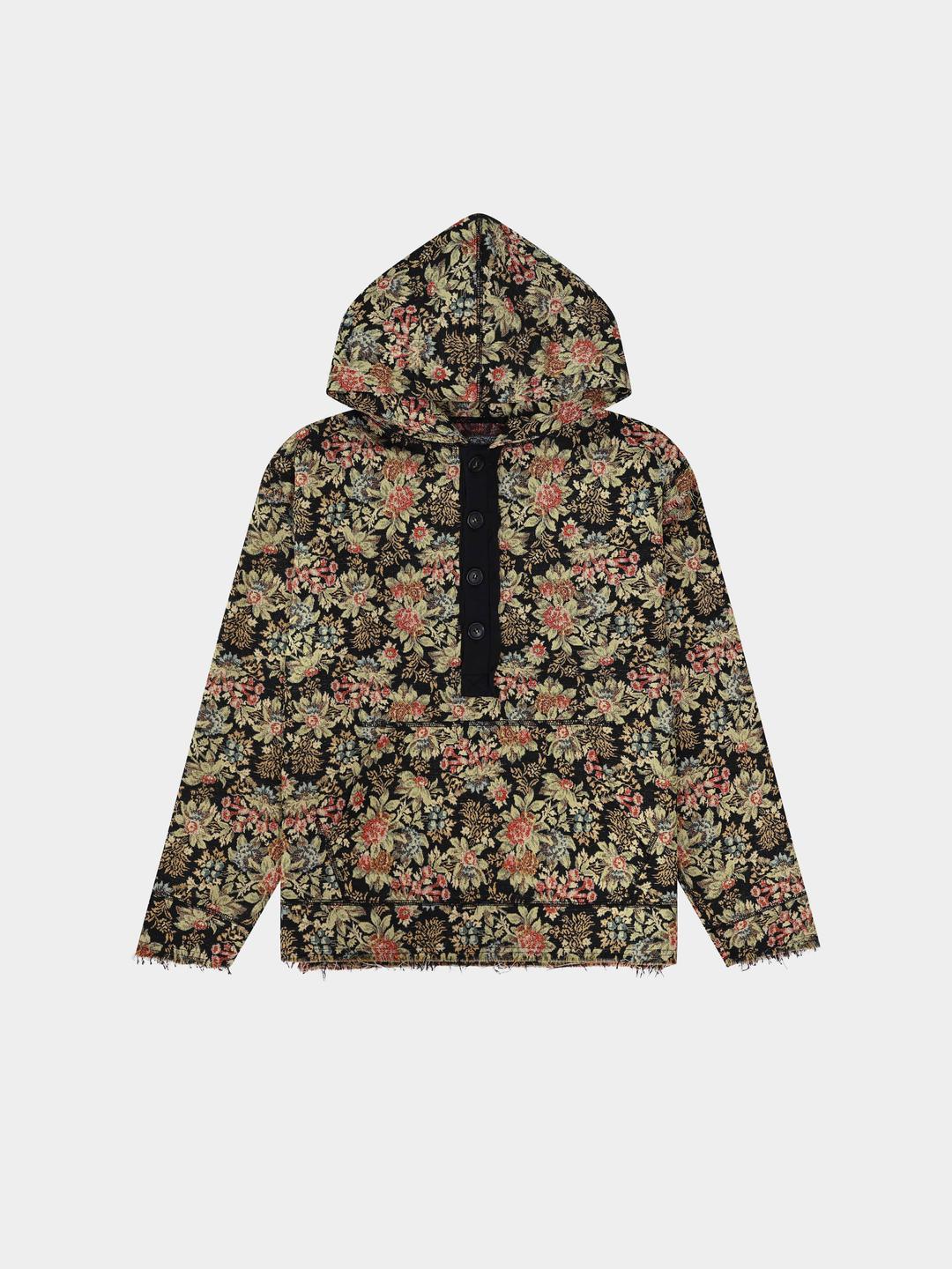 BOTANICAL HOODED HENLEY