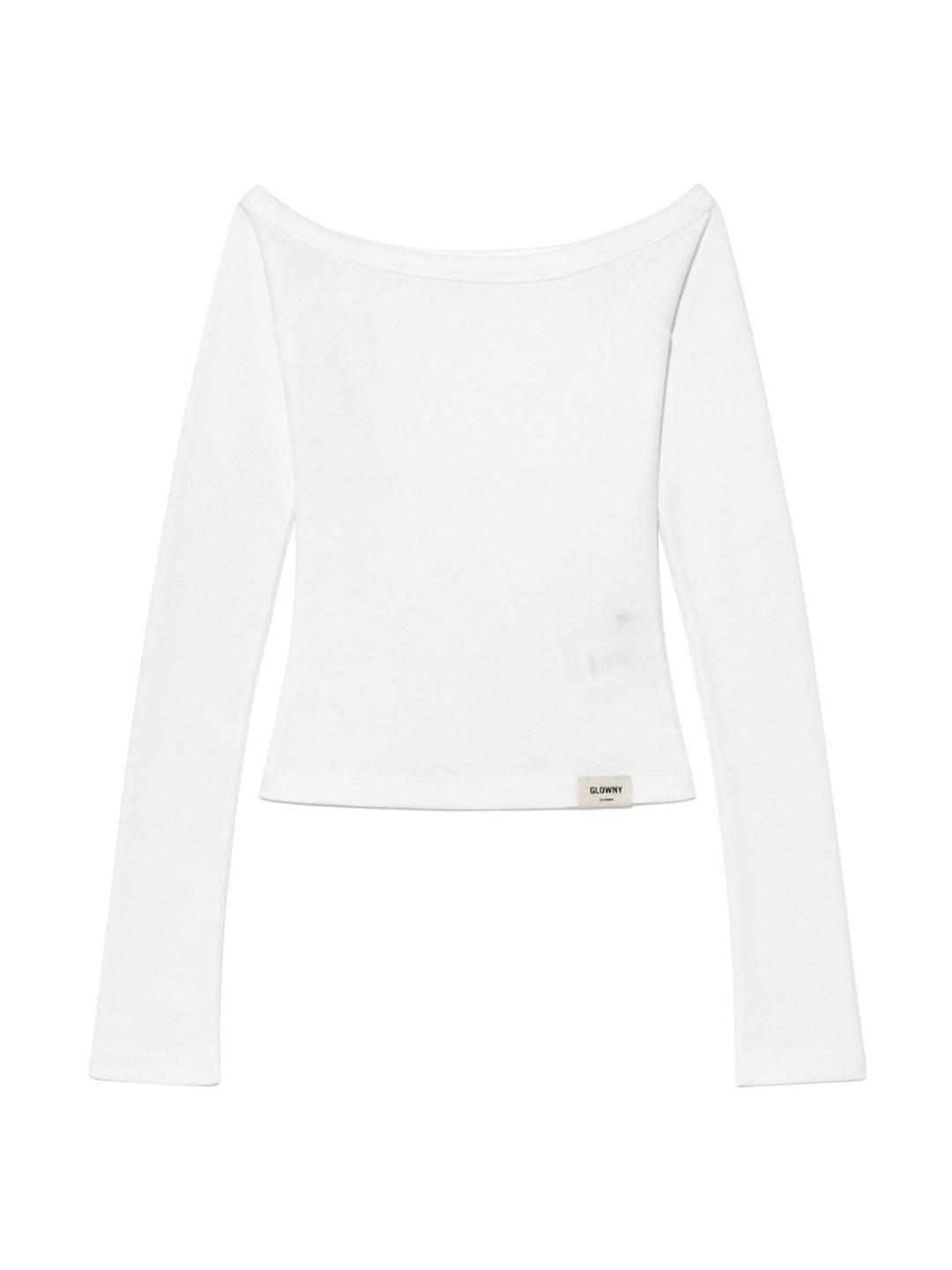 G OFF SHOULDER LONG SLEEVE (WHITE)