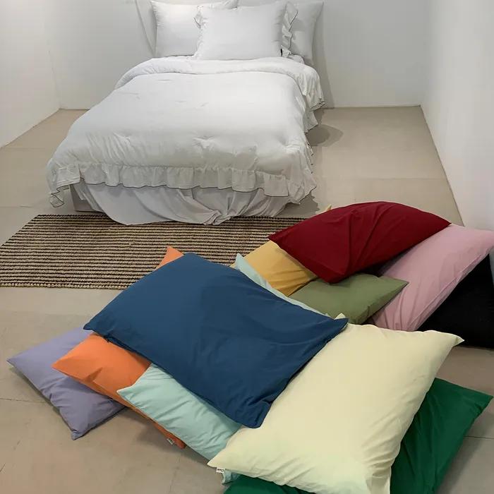 Clam pillow cover _ 60수 고밀도 순면 BIO (12color/2size)