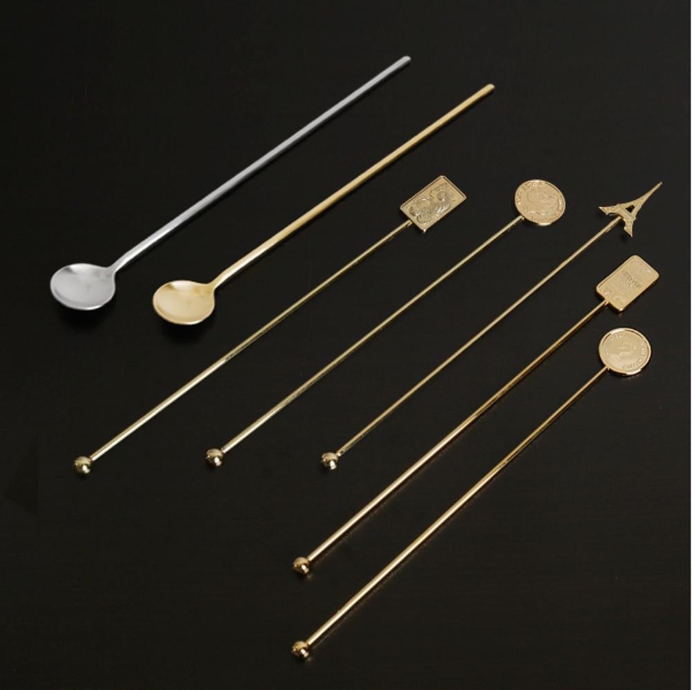 샤틴롱스푼 머들러 무광  칵테일에이드스푼