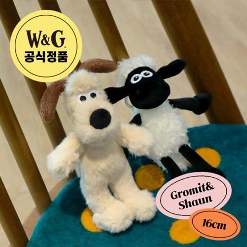 [텐텐단독] 월레스와 그로밋 키링 인형 + 숀더쉽 키링 인형 SET
