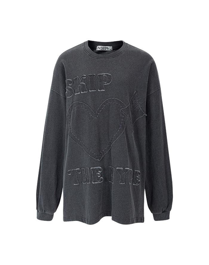 WASHED HYPE MTM - CHARCOAL,WHITE