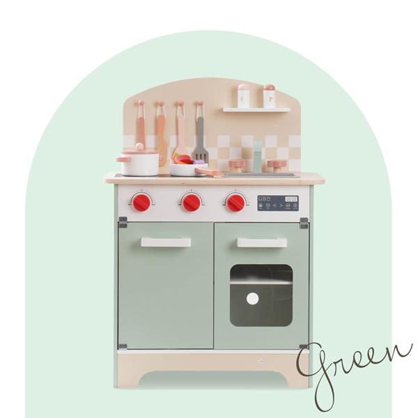 ROBUD 원목 주방놀이 그린