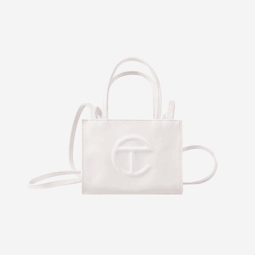 Telfar Small Shopping Bag White