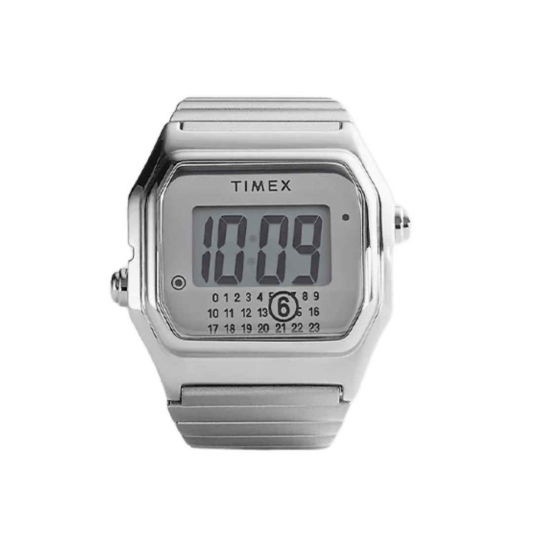 Timex x MM6 Maison Margiela Ring Digital Watch Stainless Steel