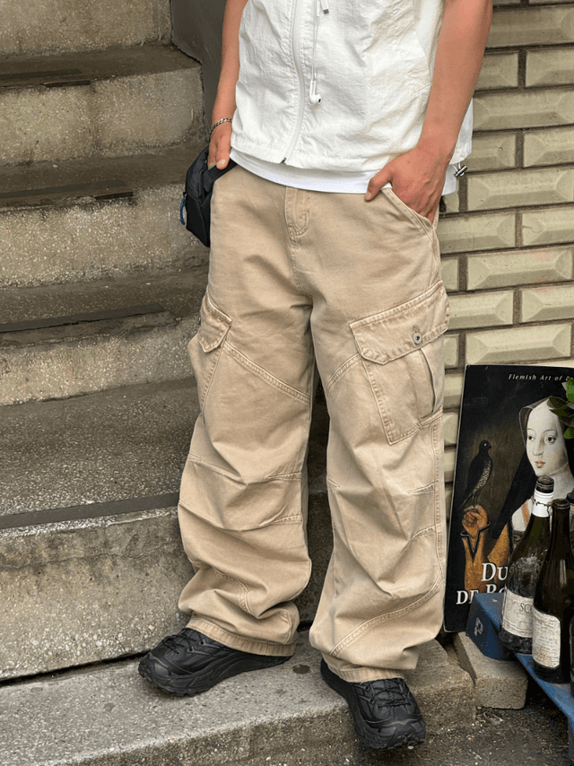 코이세이오 코이세이오(COYSEIO) BIG POCKET CARGO PANTS CHARCOAL