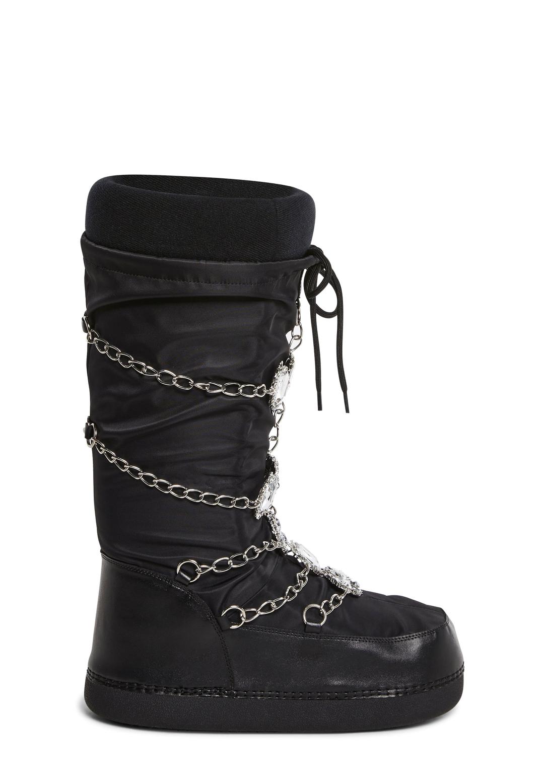 Snow Princess Winter Boots - Black - BLACK / US 5