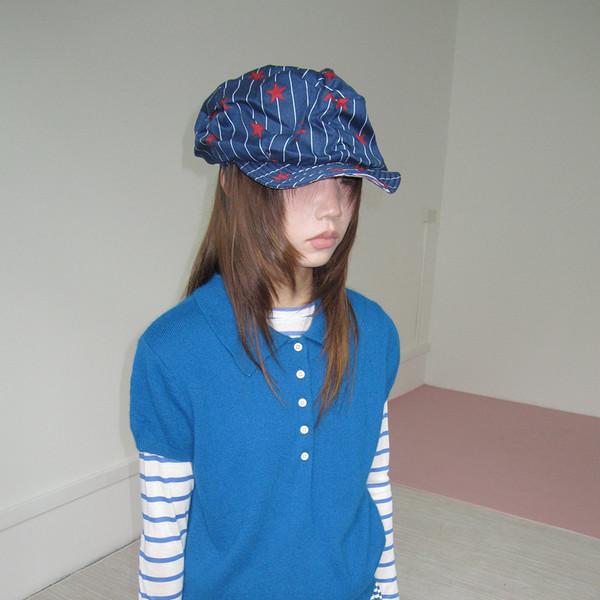 3MONTH loose slimming knit sweater and top