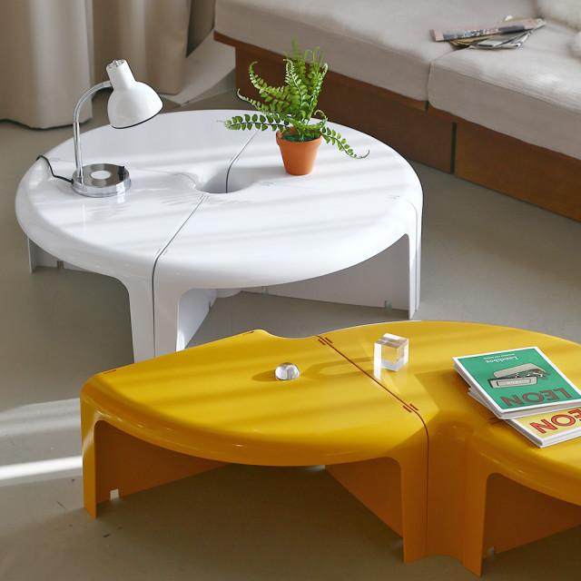 케플러 4/4 좌식 모듈 디자인 사이드 커피 테이블