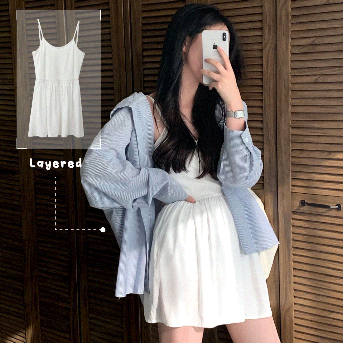 [💖20일까지 오픈할인!💖] 발레코어 썸머 나시 플레어 원피스 - ops