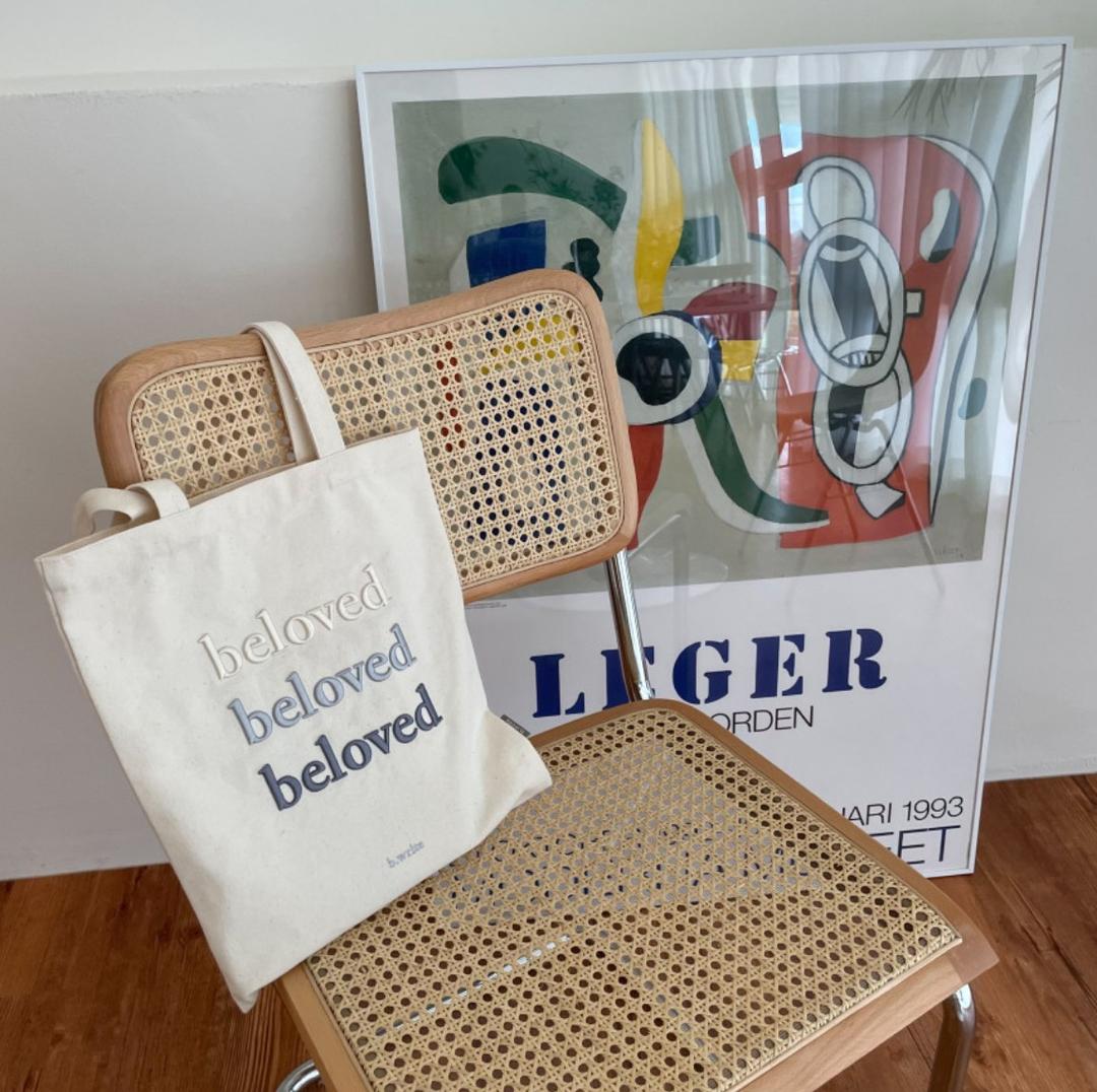 [브라잇] beloved ecobag 비러브드 에코백 블루