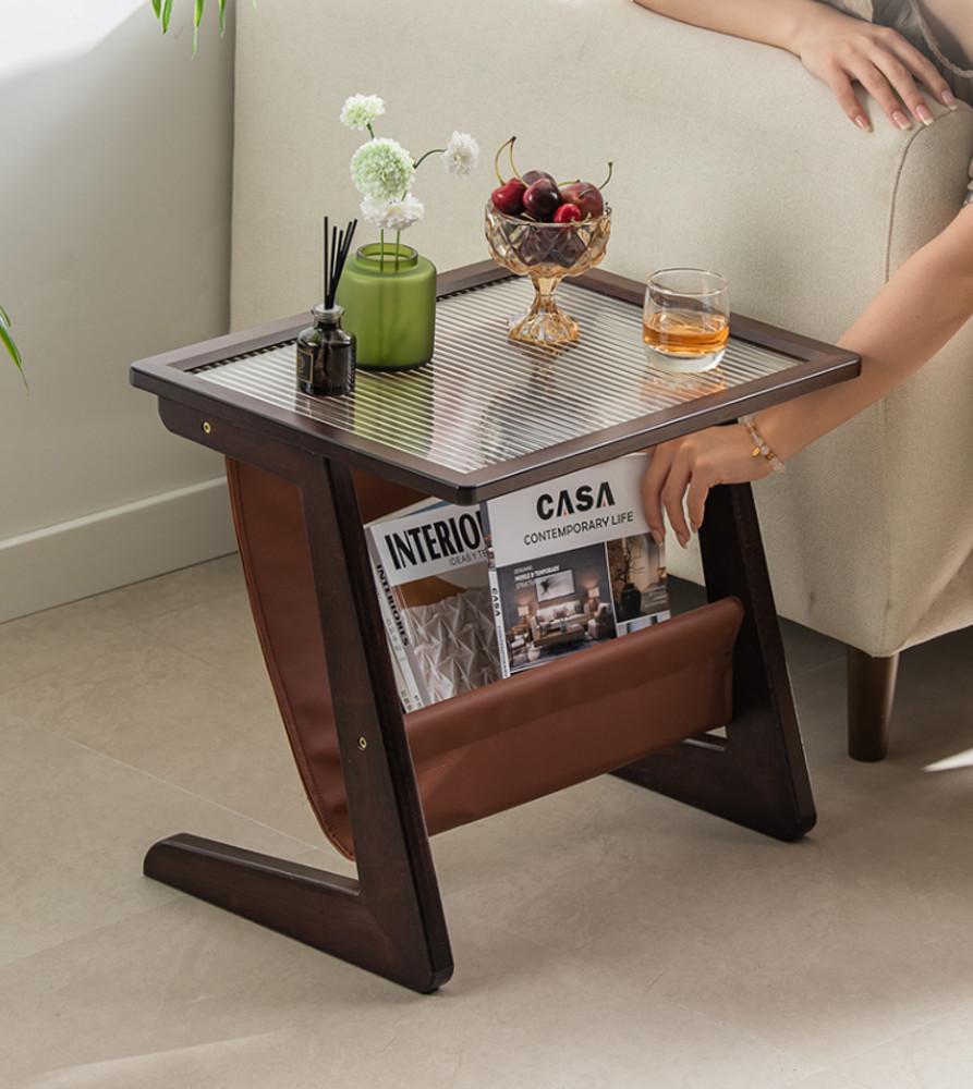 원목 포켓 사이드테이블 Z테이블 수납 거실 침실 쇼파 옆 테이블 인테리어 가구