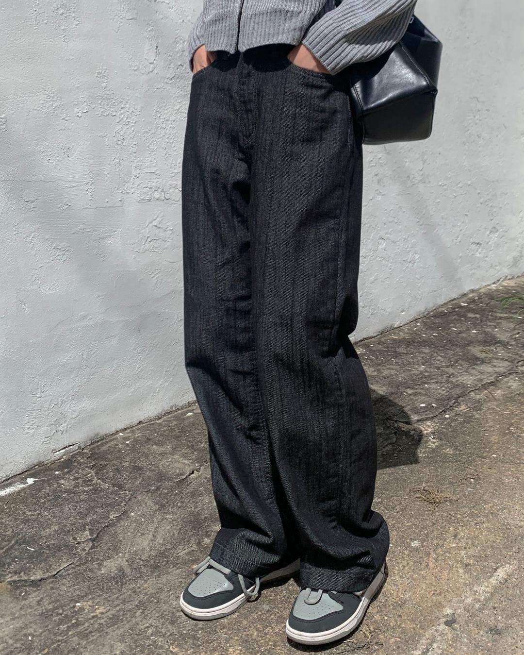 Real long denim pants