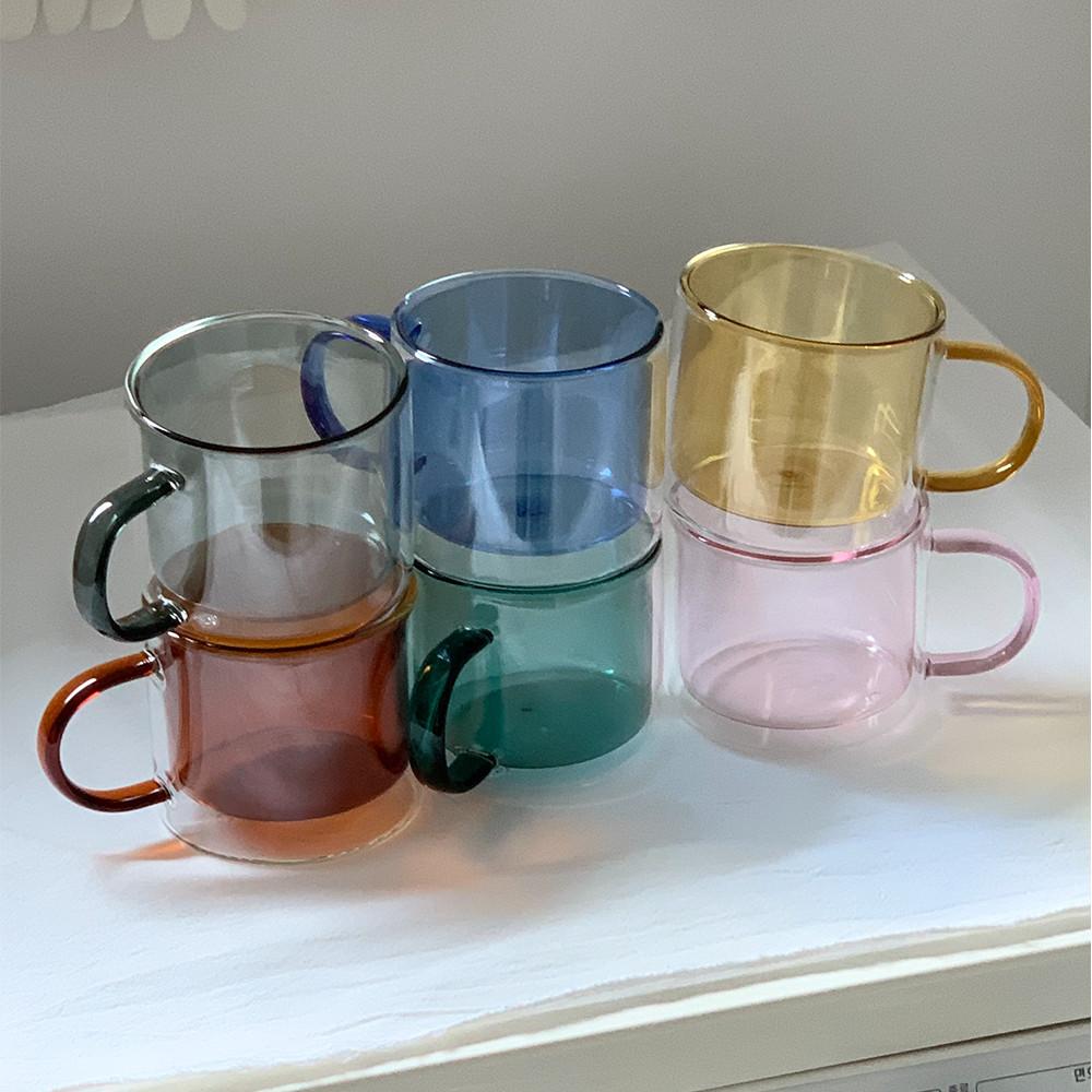 닐센느 더블 글라스 머그컵 (6 color)