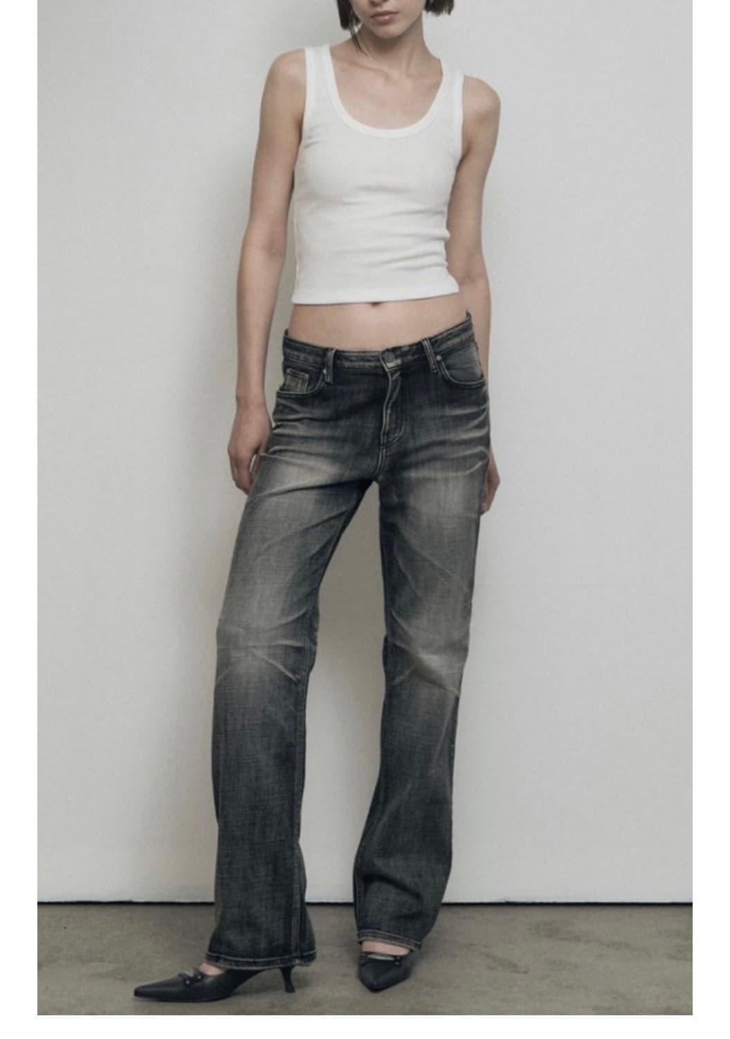 보헤미안서울 미드라이즈 팬츠 그레이 | 후루츠패밀리