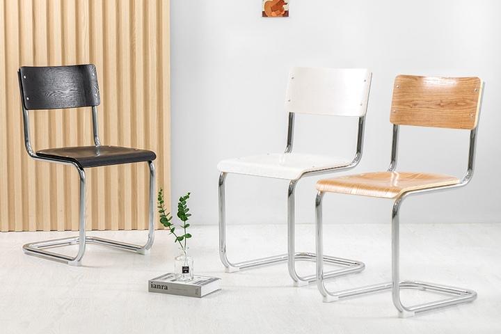 바운스 우드 체어 인테리어 카페 세스카 디자인 의자