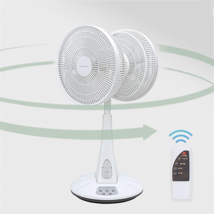 360도 트윈 스핀 선풍기