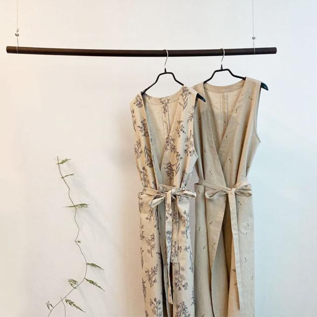 스테이베스트 윤스테이 에이프런 조끼형 린넨 앞치마 윤식당 생활한복 원피스앞치마 공방앞치마 신혼부부선물 집들이선물 카페 앞치마 다도에이프런