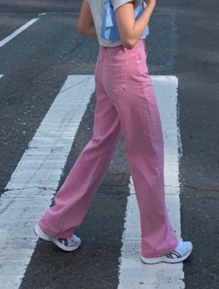 moible 모이블레 핑크 데님 팬츠